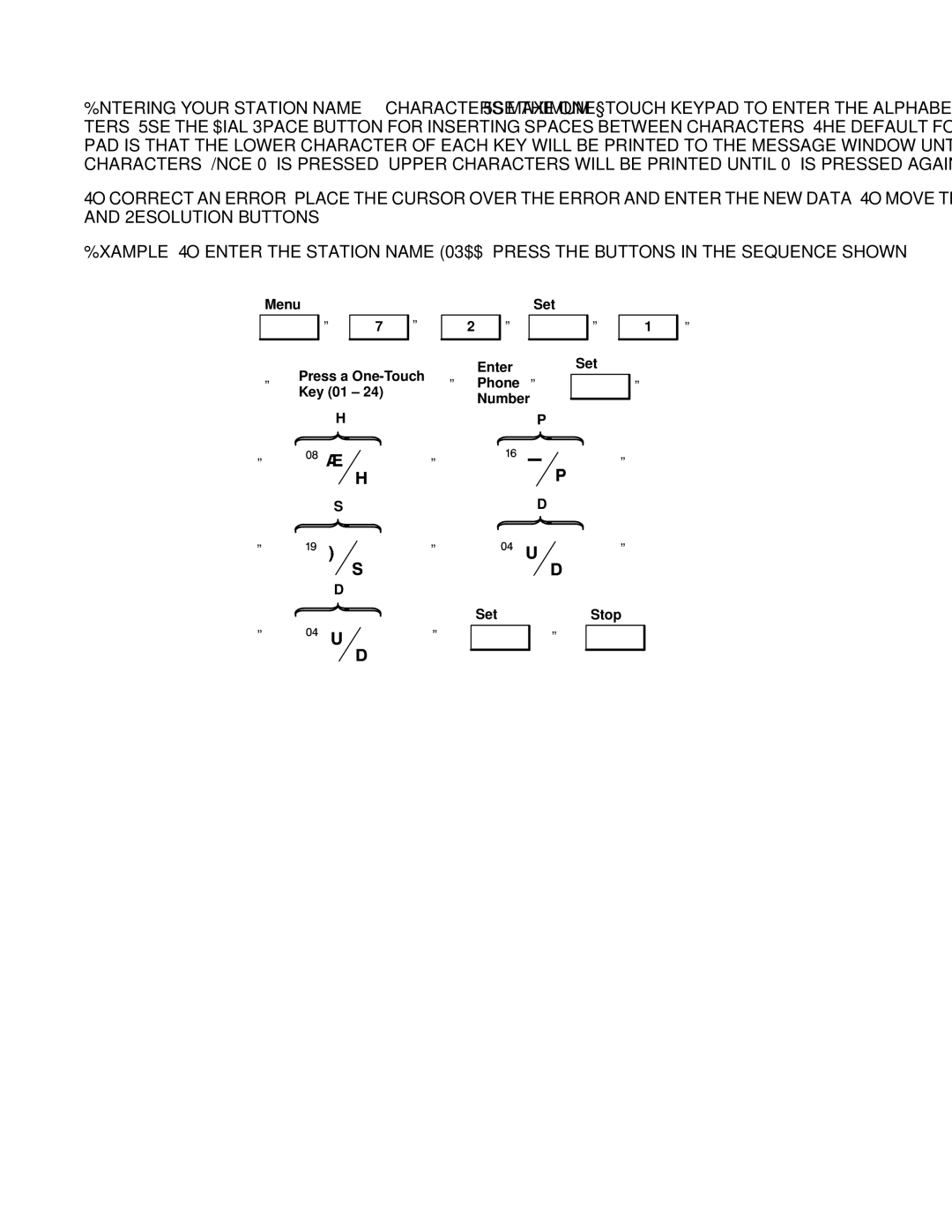 HP FAX-700 manual Set Press a One-Touch 