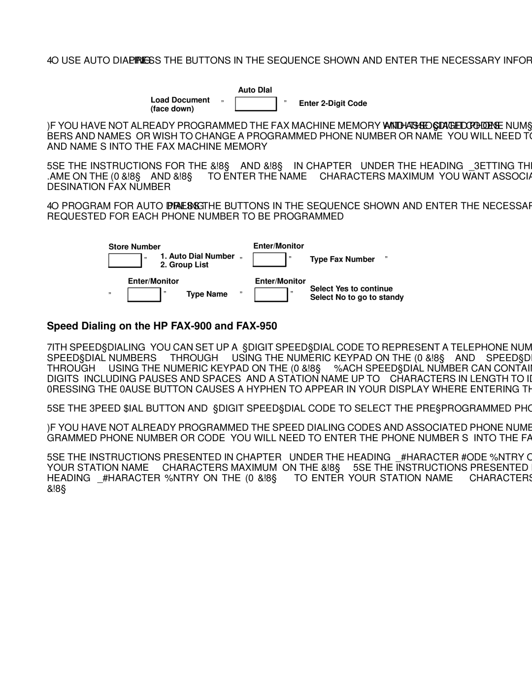 HP FAX-700 manual Speed Dialing on the HP FAX-900 and FAX-950 