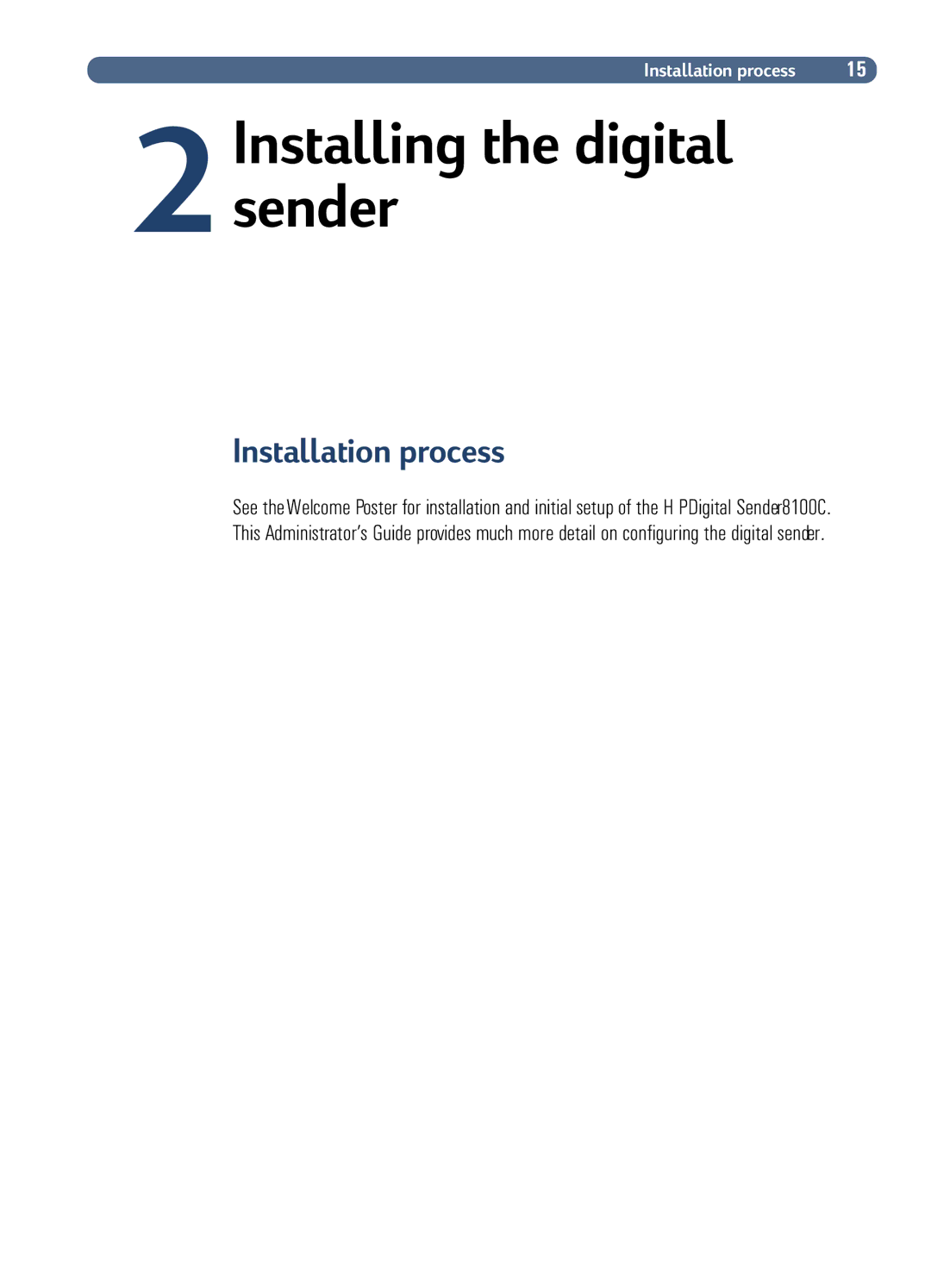 HP Fax Machine Sender manual 