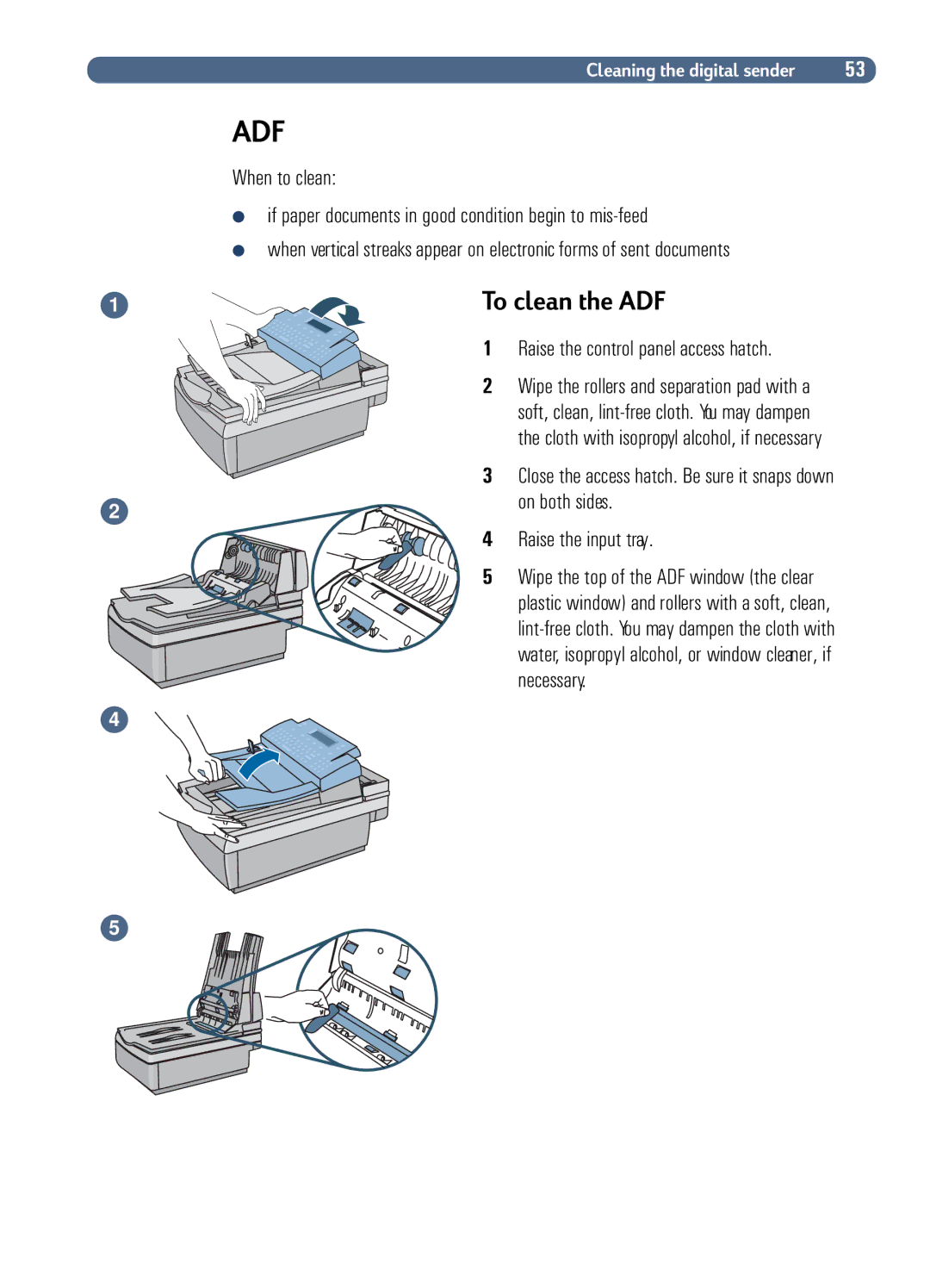 HP Fax Machine Sender manual 