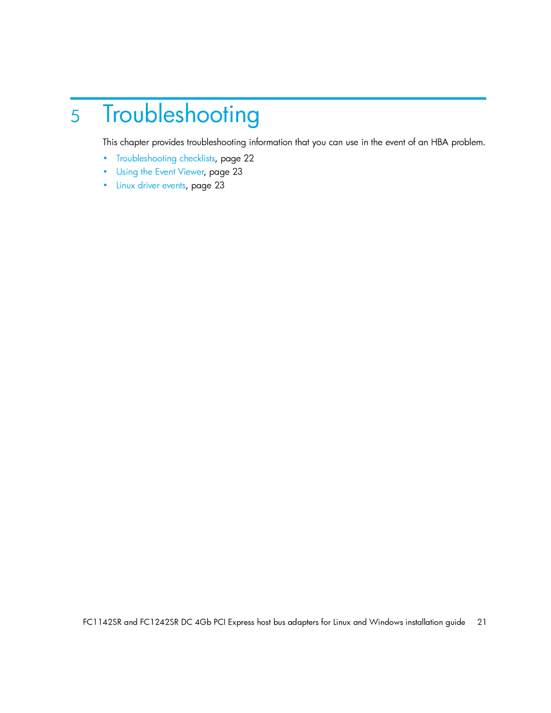 HP FC1142SR, FC1242SR manual Troubleshooting 