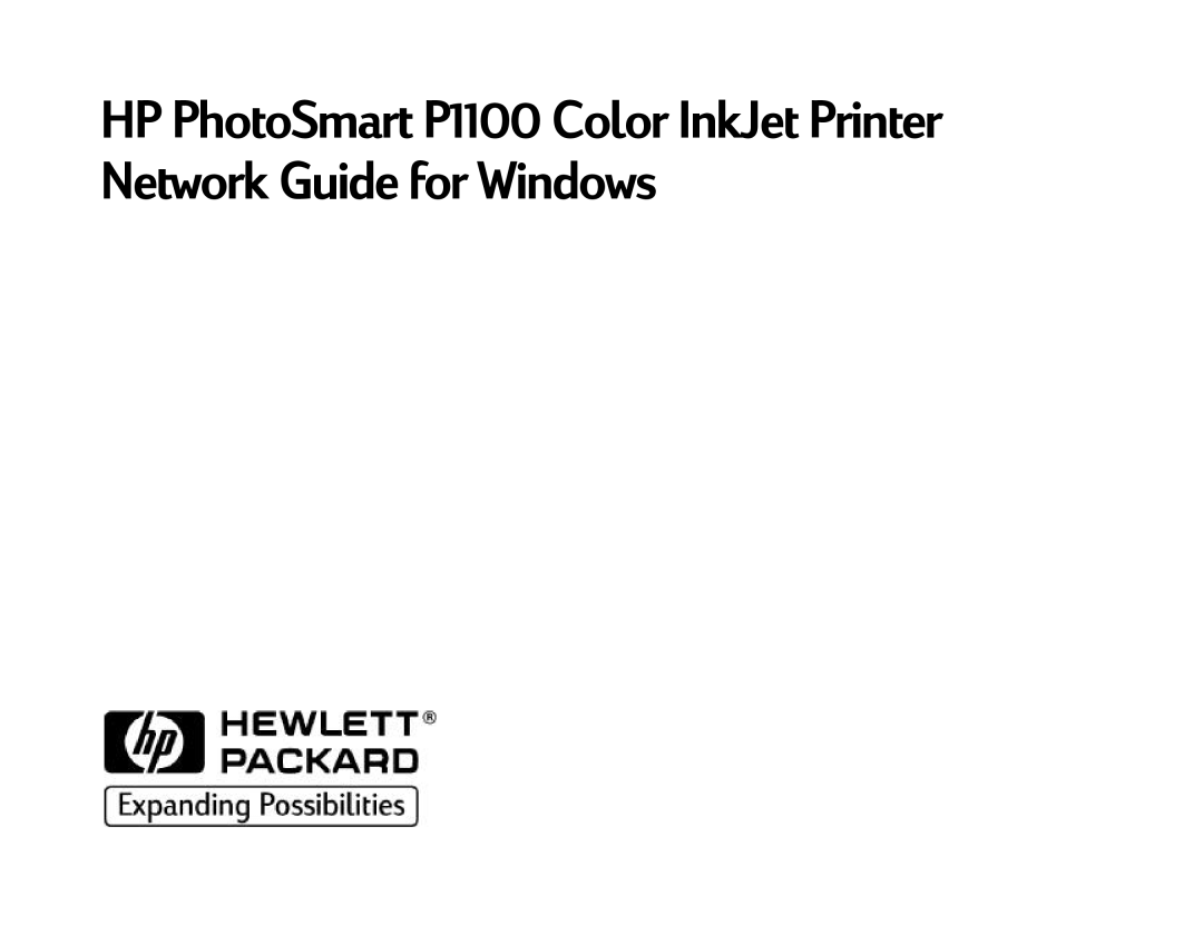 HP FESSIONAL P1100 manual 