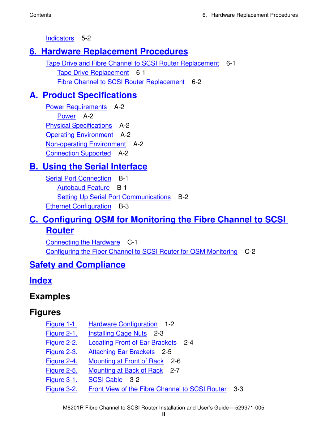 HP FIBRE CHANNEL TO SCSI Router M8201R manual Examples, Figures 