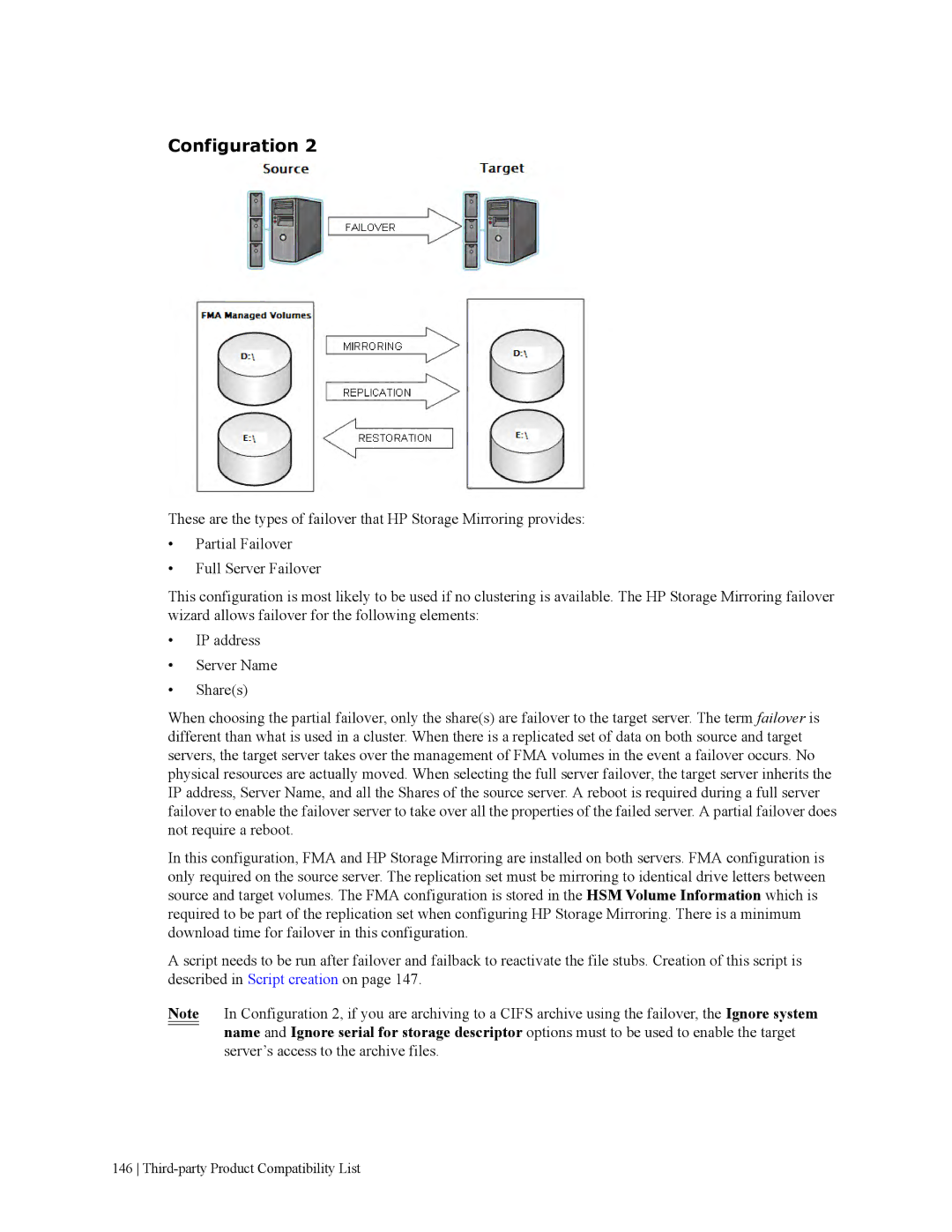 HP File Archiving Software manual Configuration 