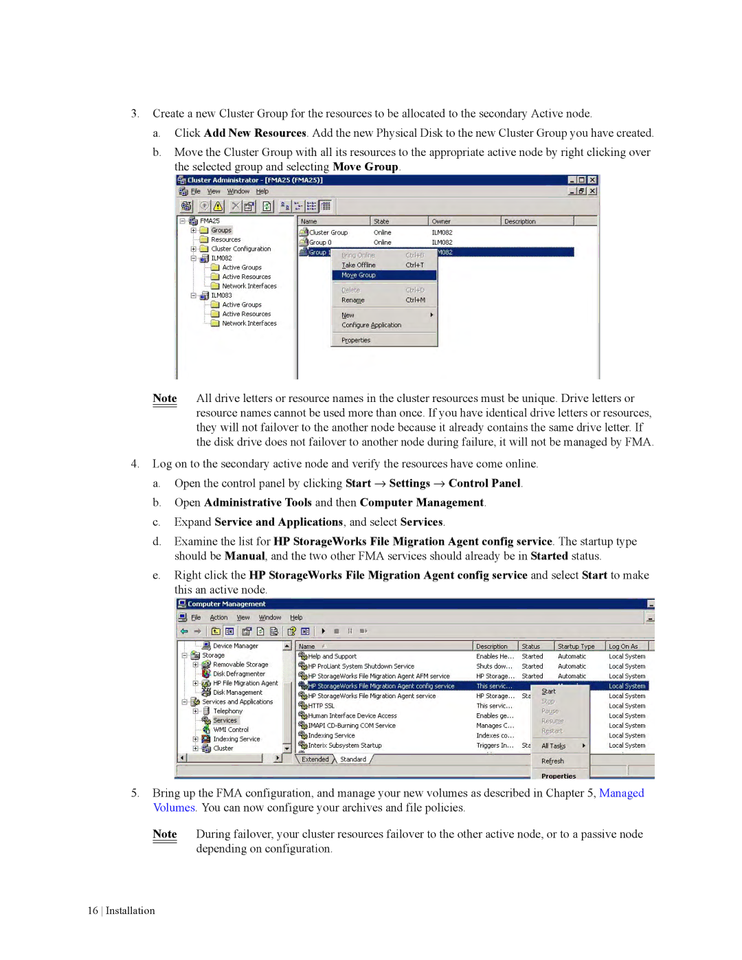 HP File Archiving Software manual Installation 