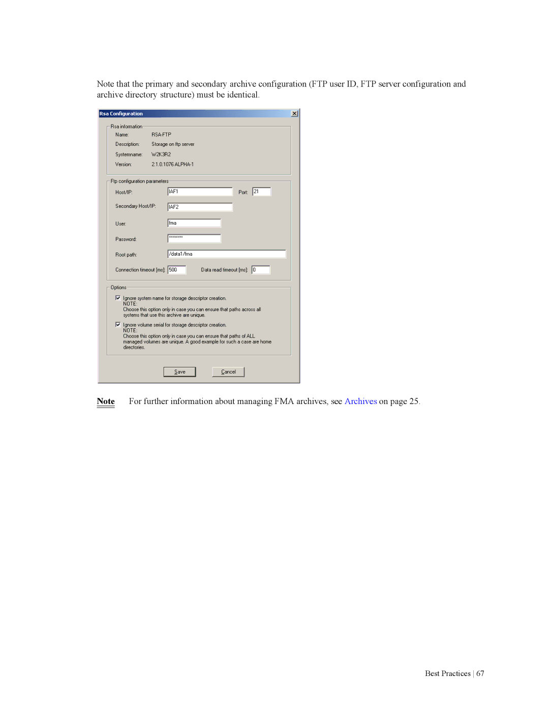 HP File Archiving Software manual Best Practices 