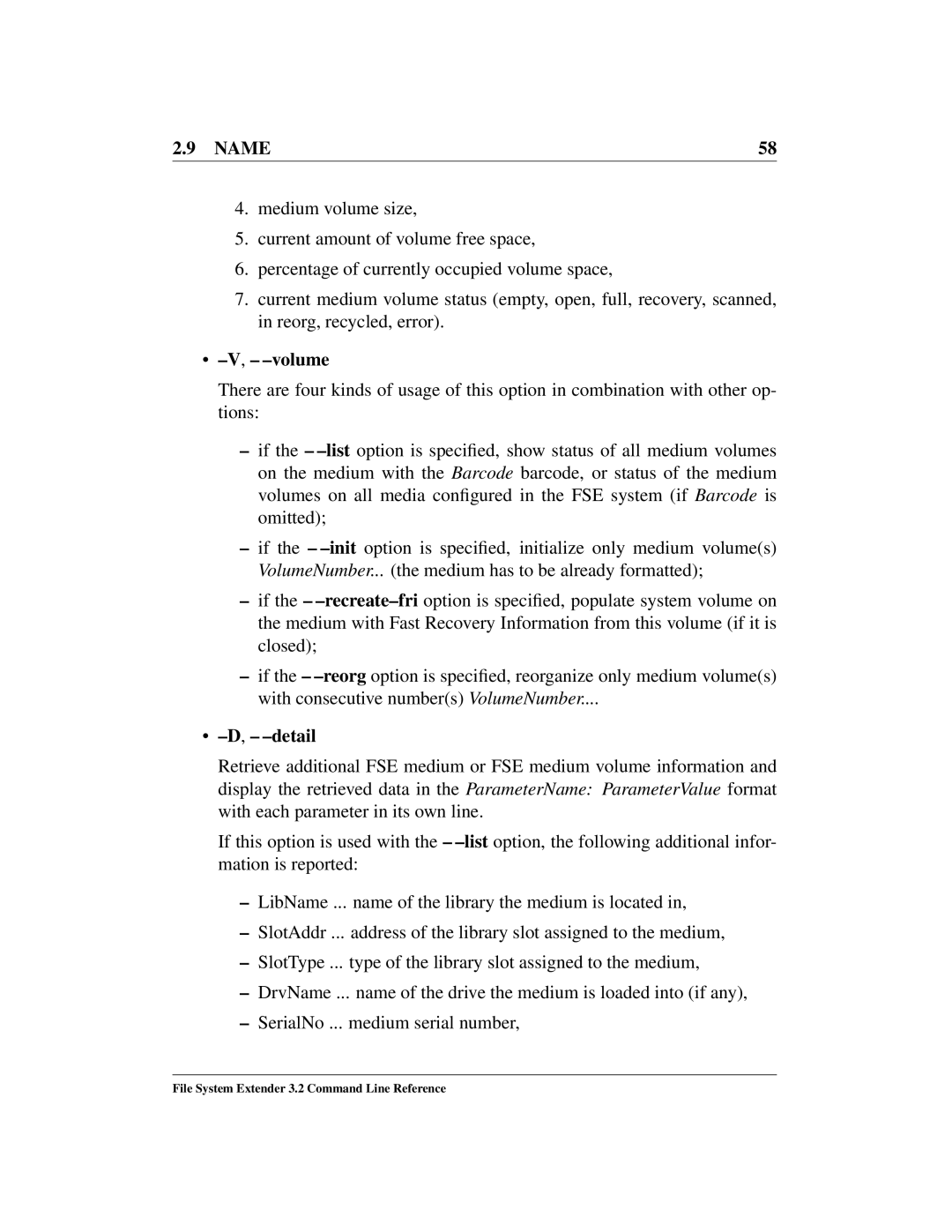 HP File System Extender (FSE) manual Volume 