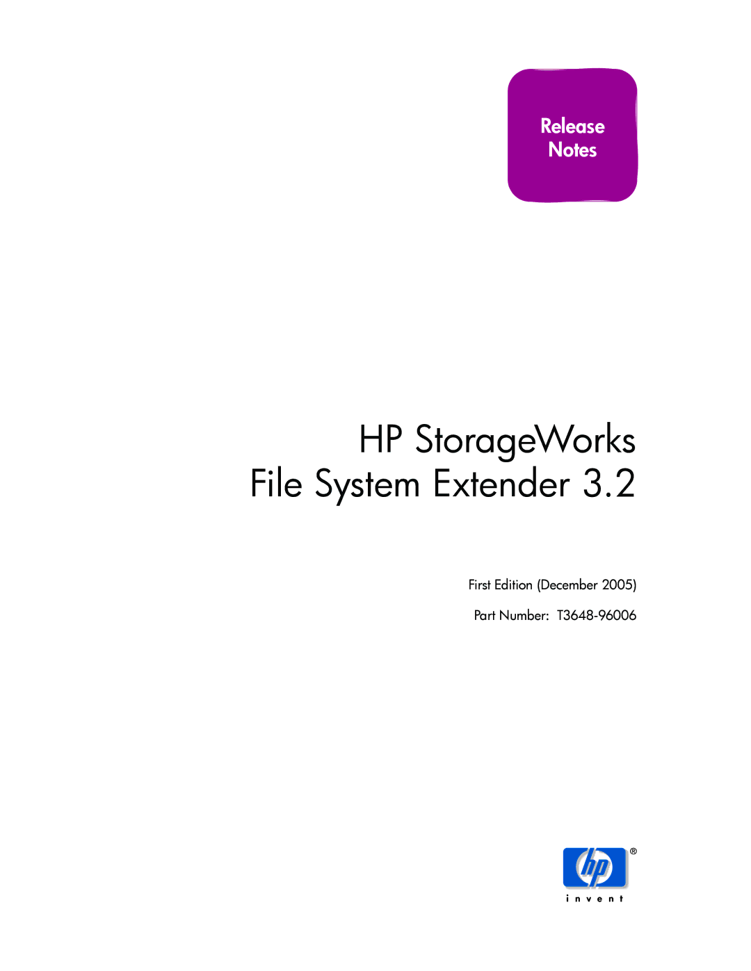 HP File System Extender (FSE) manual HP StorageWorks File System Extender 