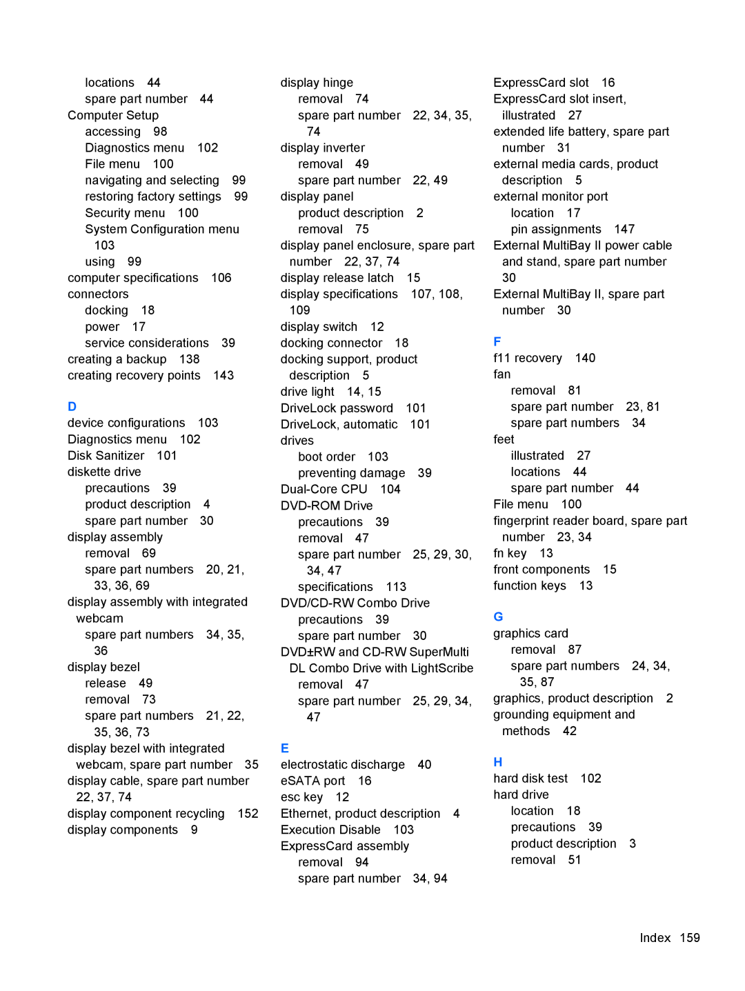 HP FN041UAABA manual 