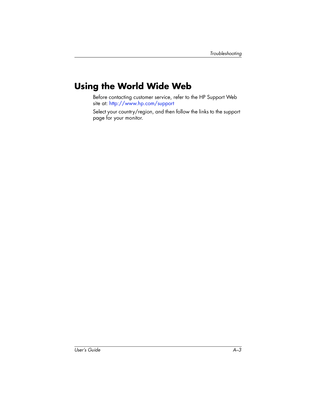 HP FP9419 manual Using the World Wide Web 