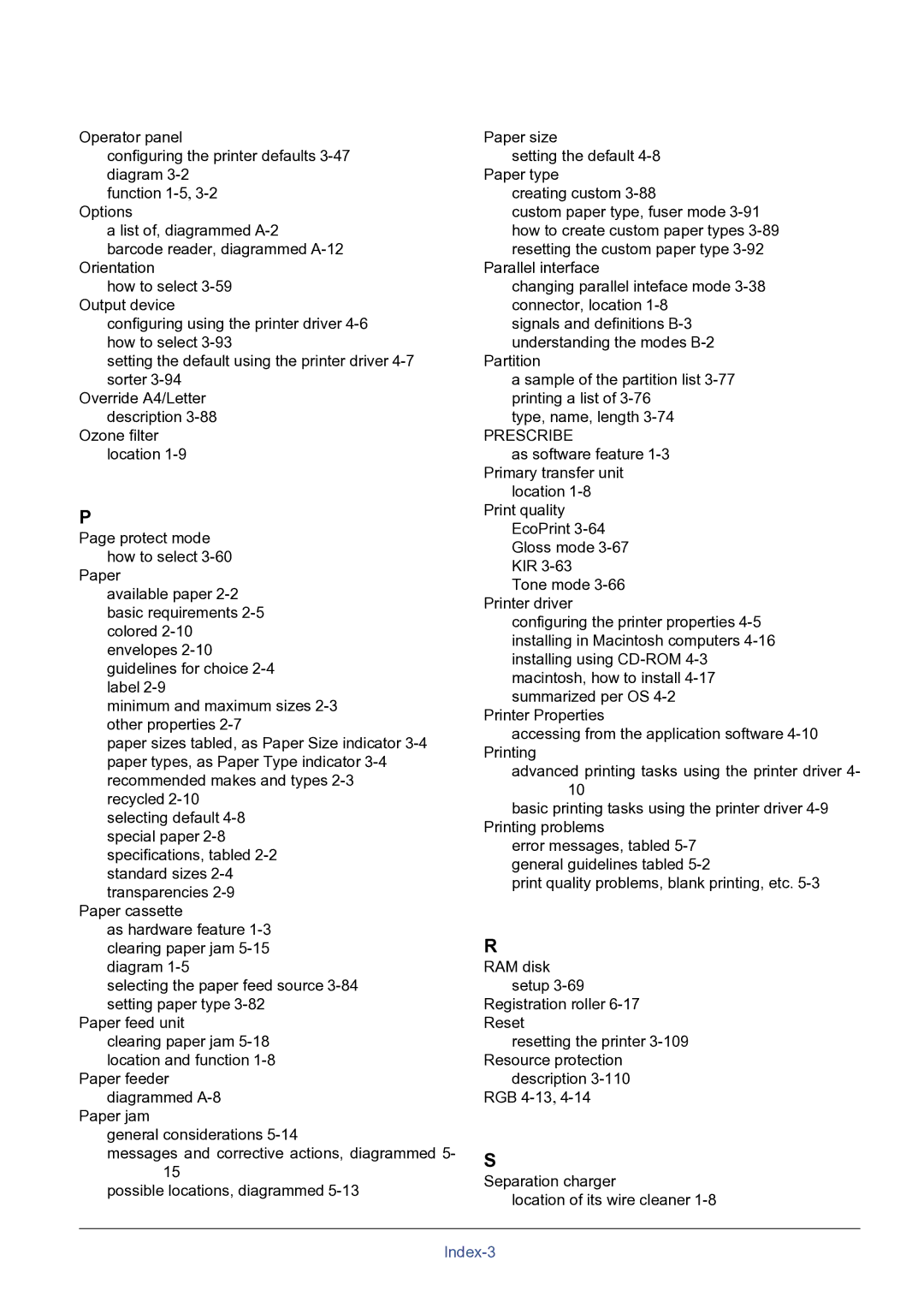 HP FS-8000C manual Prescribe 