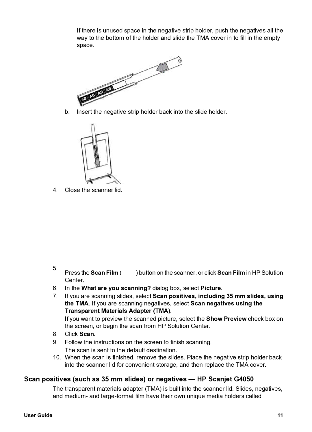 HP G4010 Photo manual User Guide 