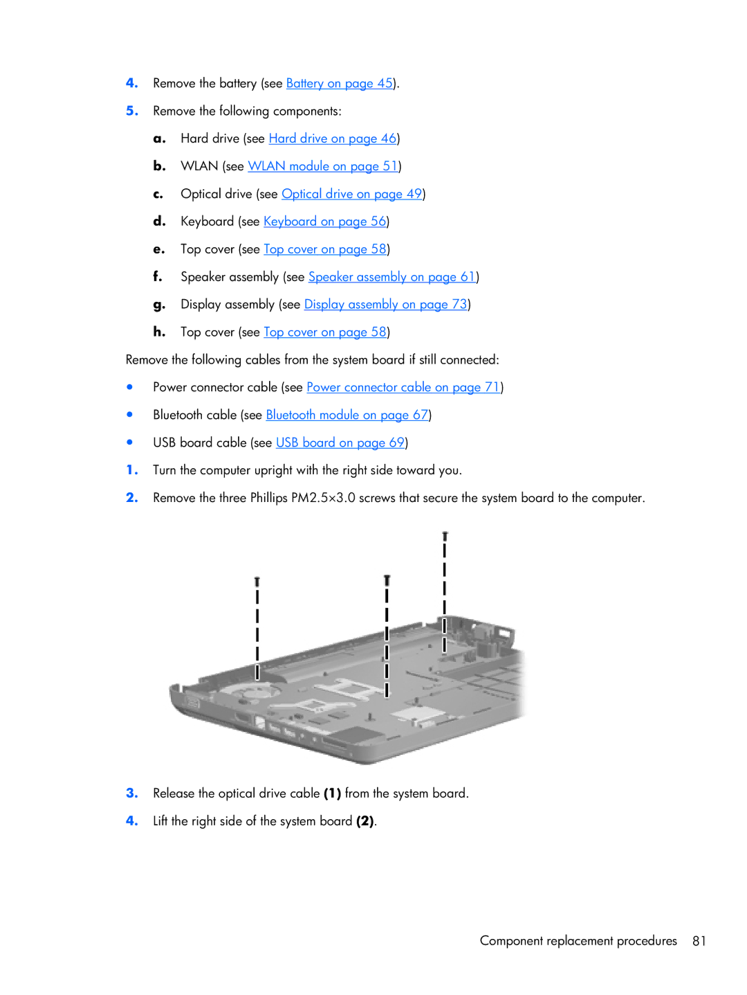 HP CQ42, G42 manual 