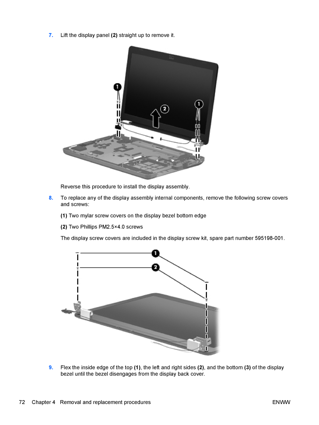 HP G62-222US, CQ62 manual Enww 