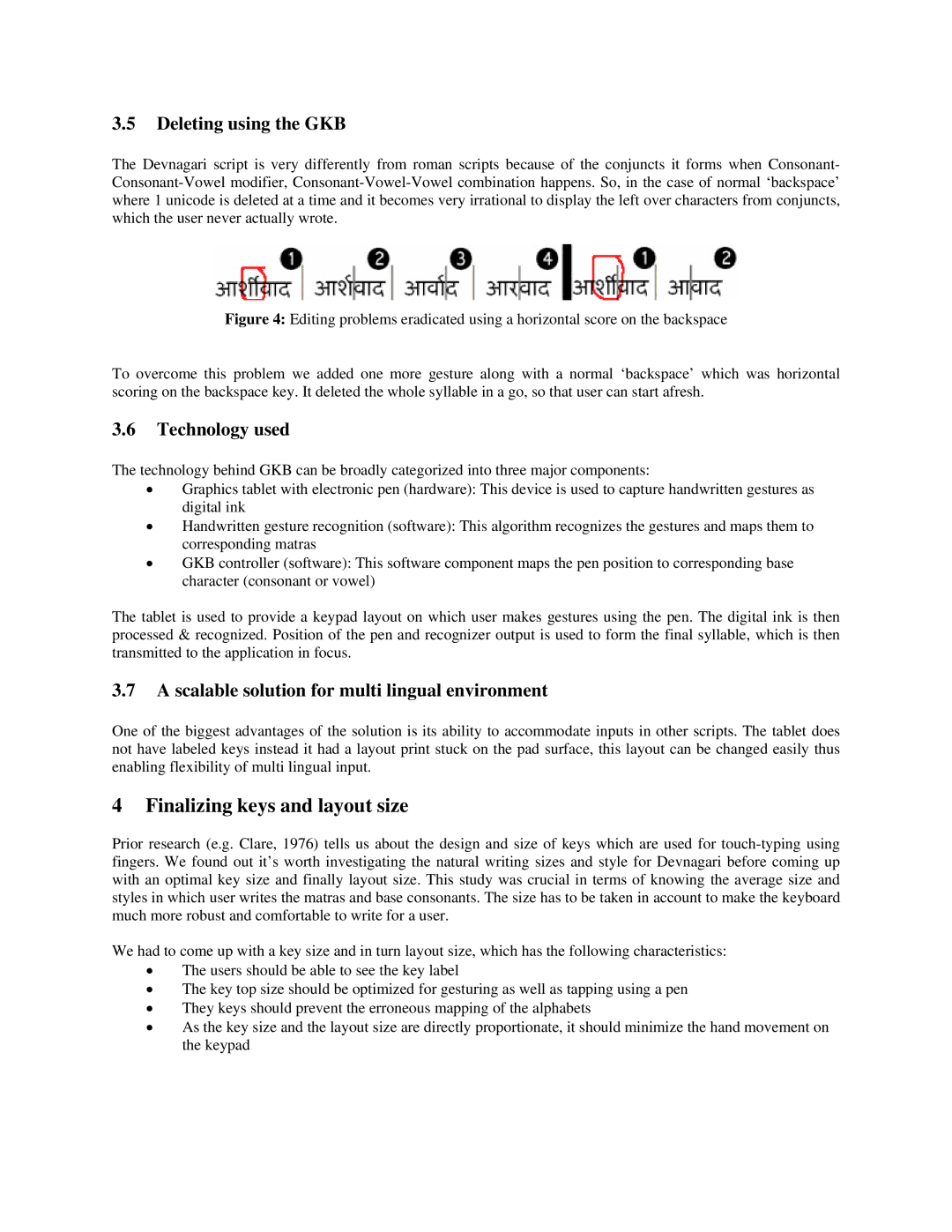 HP Gesture manual Finalizing keys and layout size, Deleting using the GKB, Technology used 