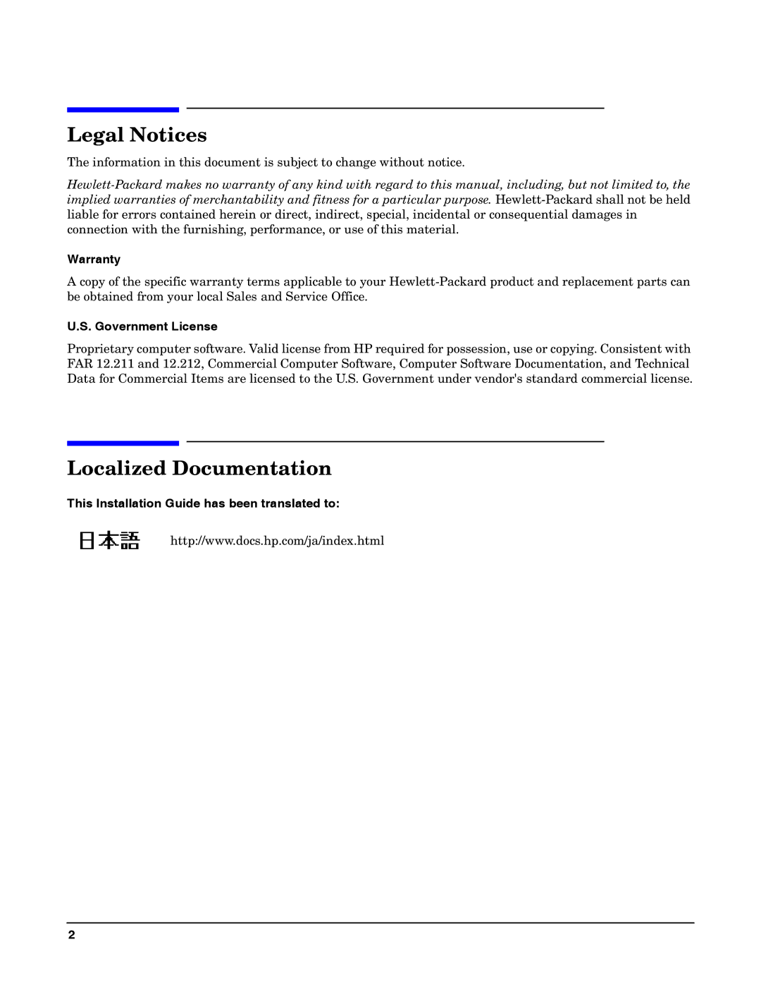 HP Gigabit Ethernet and 100Base-T Cards manual Legal Notices 