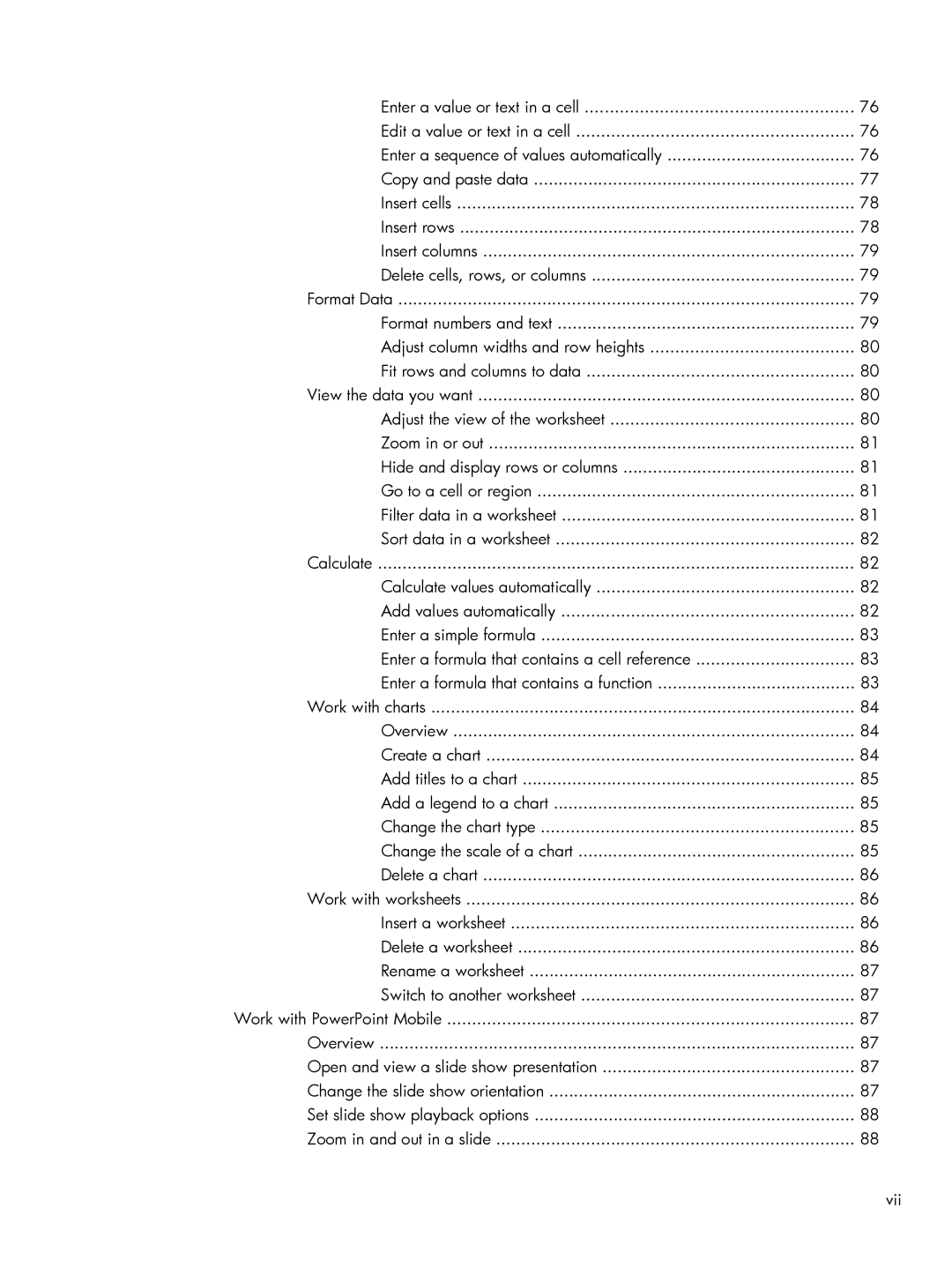 HP Glisten-AT&T manual 