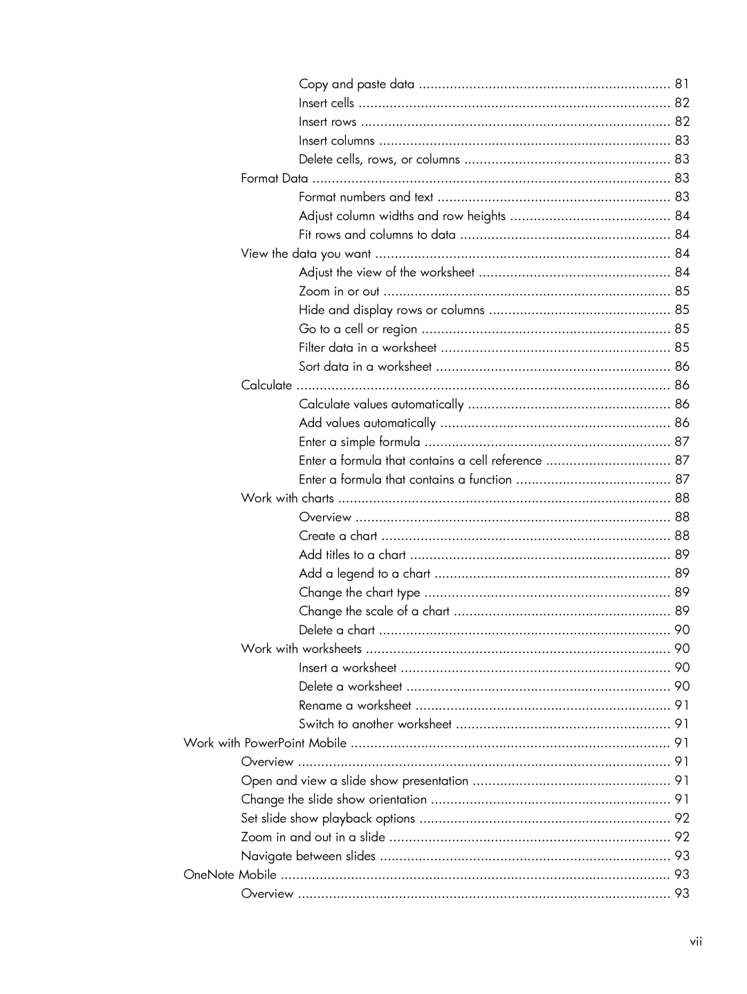 HP Glisten manual 