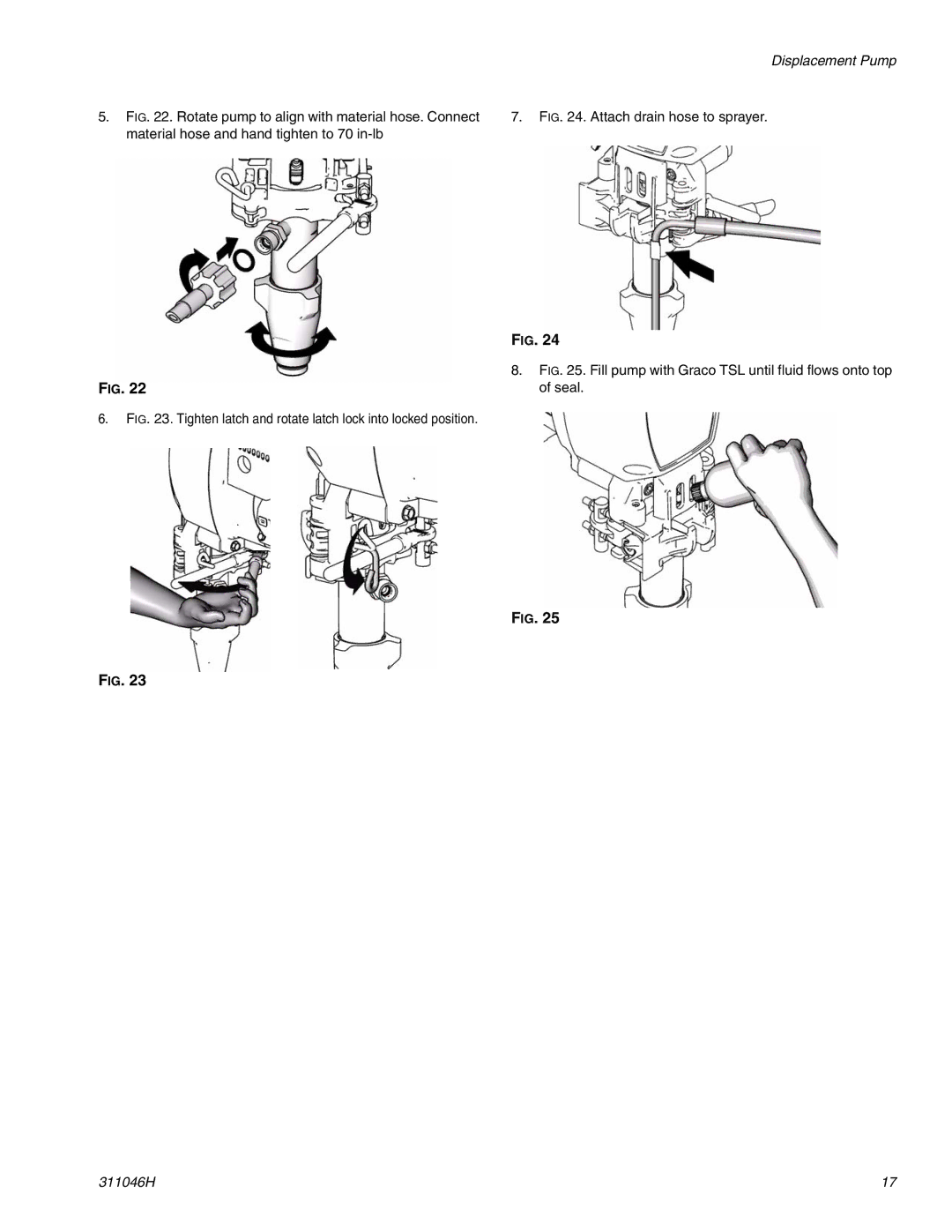 HP GMAX 5900 manual Attach drain hose to sprayer 