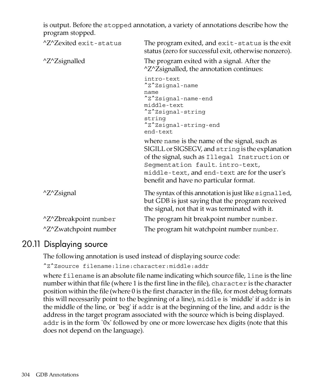 HP gnu source-level debugger 5992-4701 manual Displaying source 