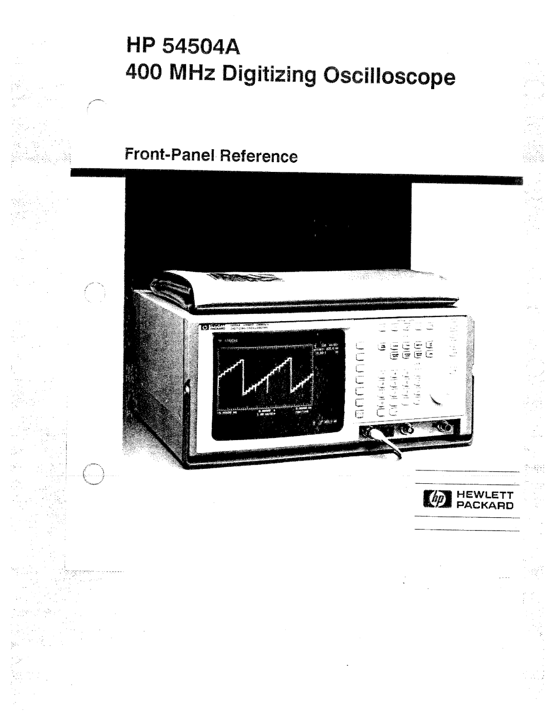 HP Graphics 54504A manual 