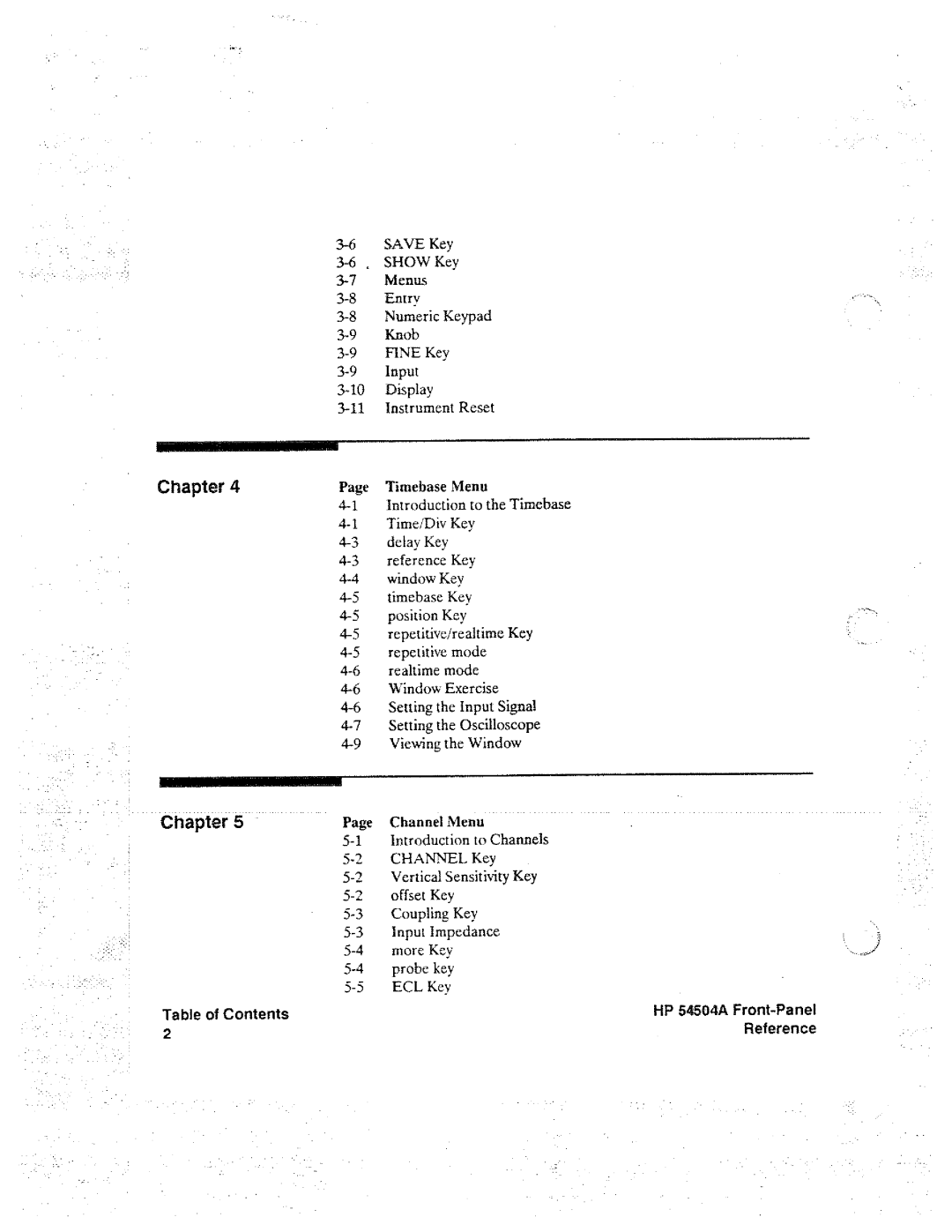 HP Graphics 54504A manual 