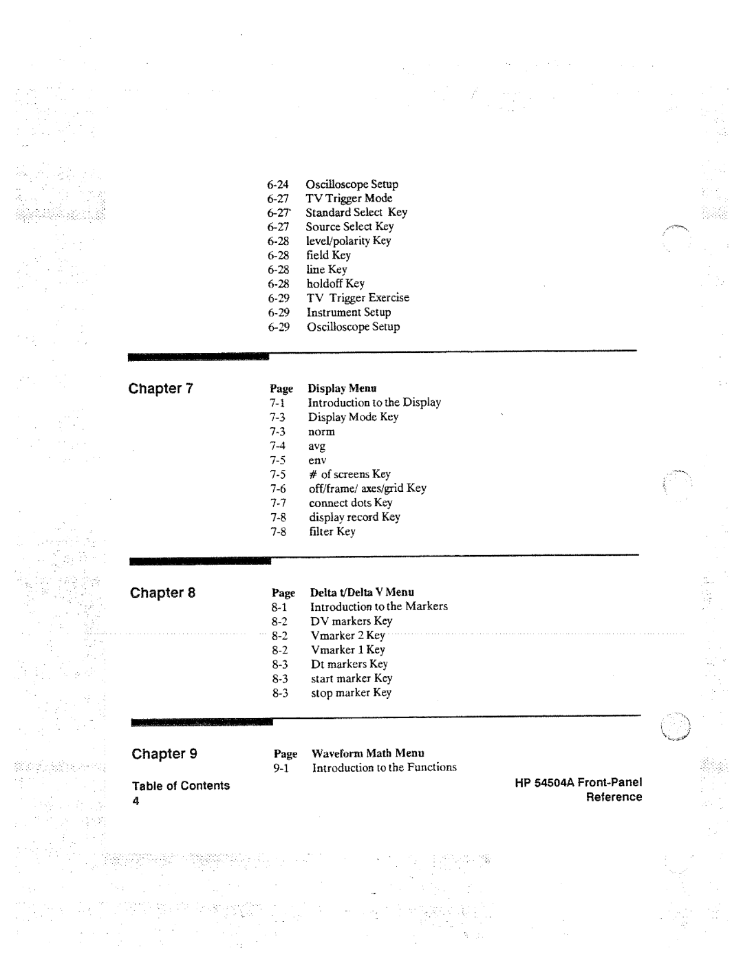 HP Graphics 54504A manual 