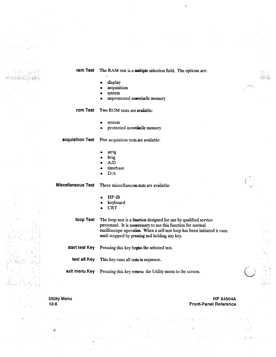 HP Graphics 54504A manual 