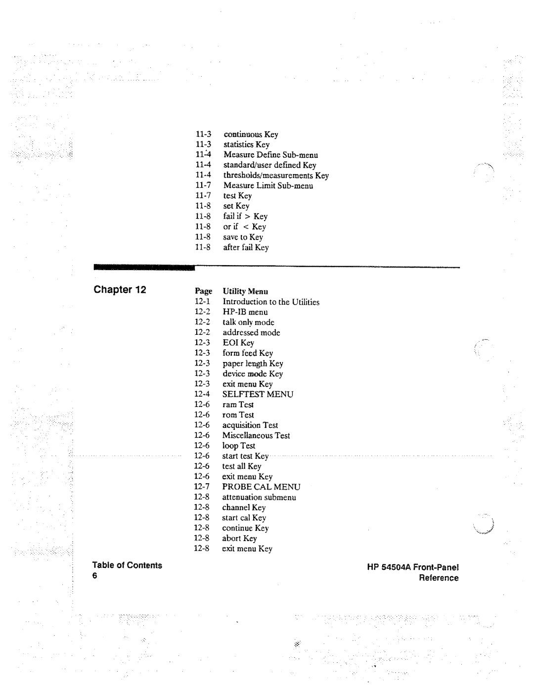 HP Graphics 54504A manual 