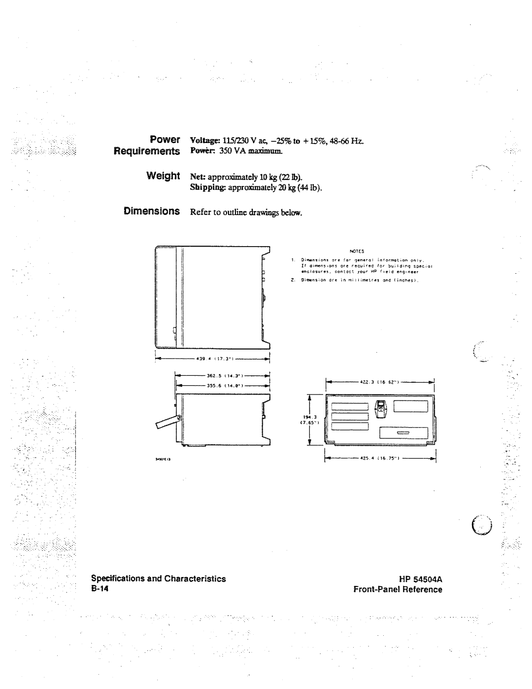 HP Graphics 54504A manual 