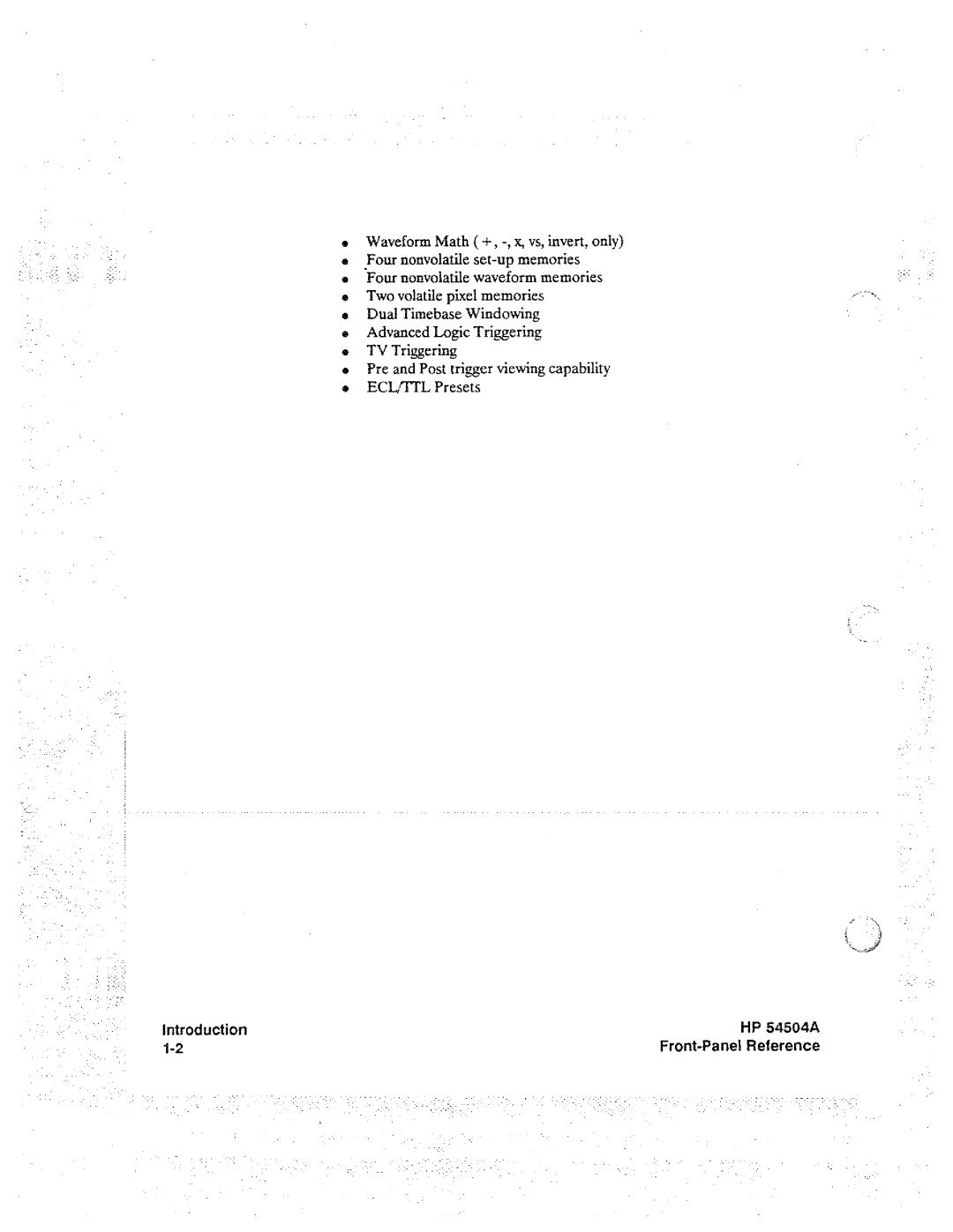 HP Graphics 54504A manual 