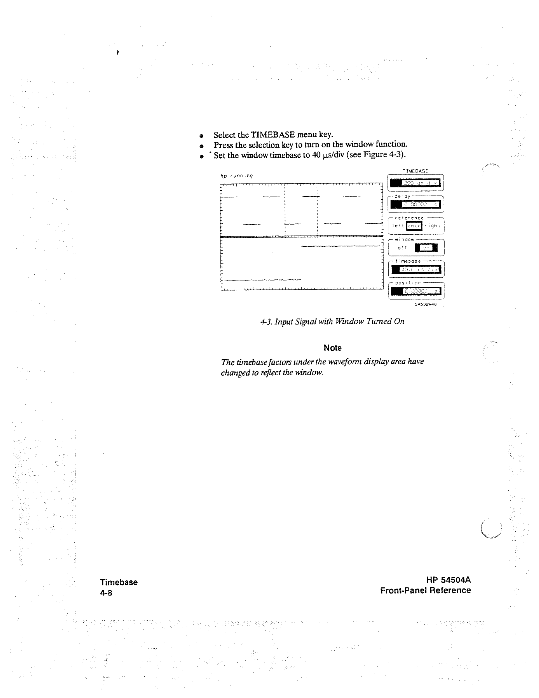 HP Graphics 54504A manual 