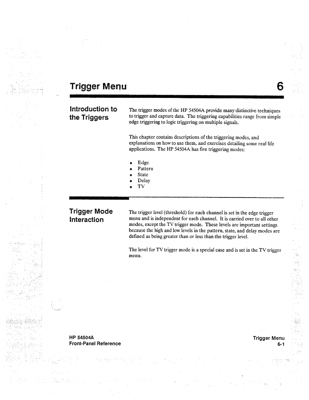 HP Graphics 54504A manual 