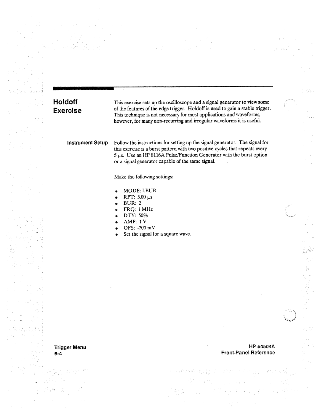 HP Graphics 54504A manual 