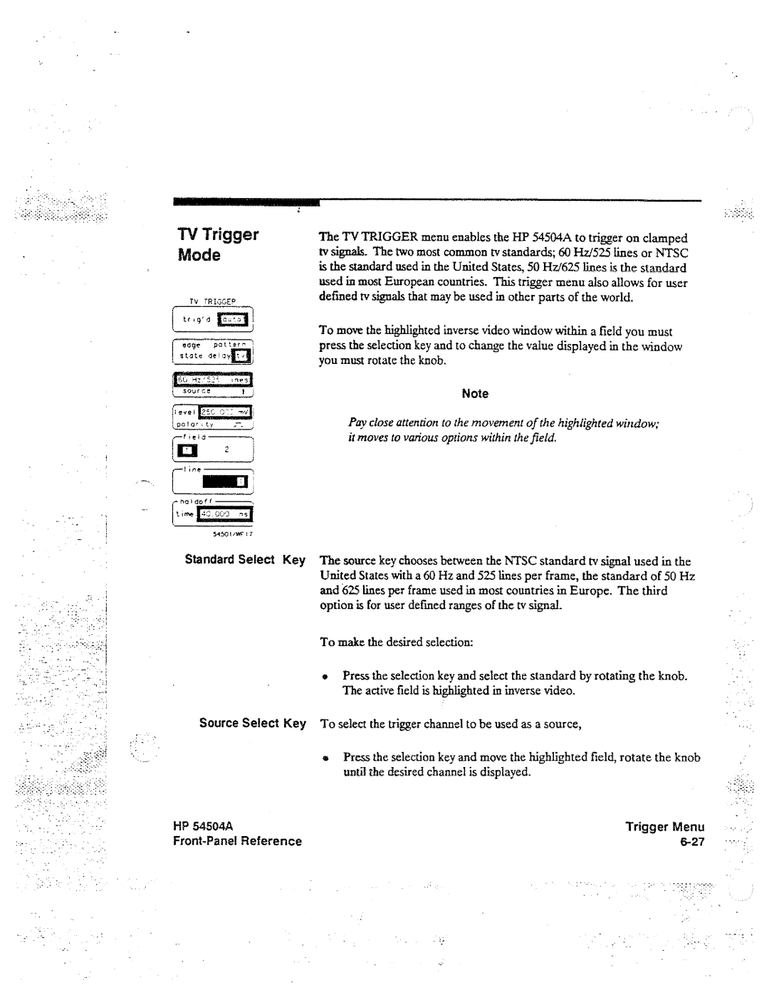 HP Graphics 54504A manual 