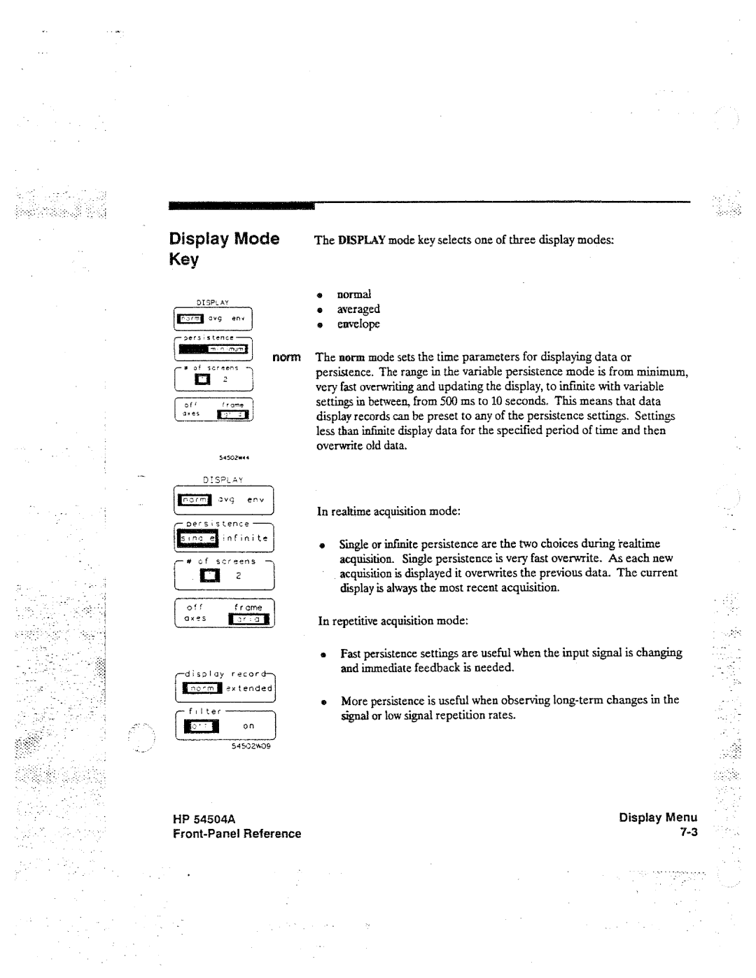 HP Graphics 54504A manual 