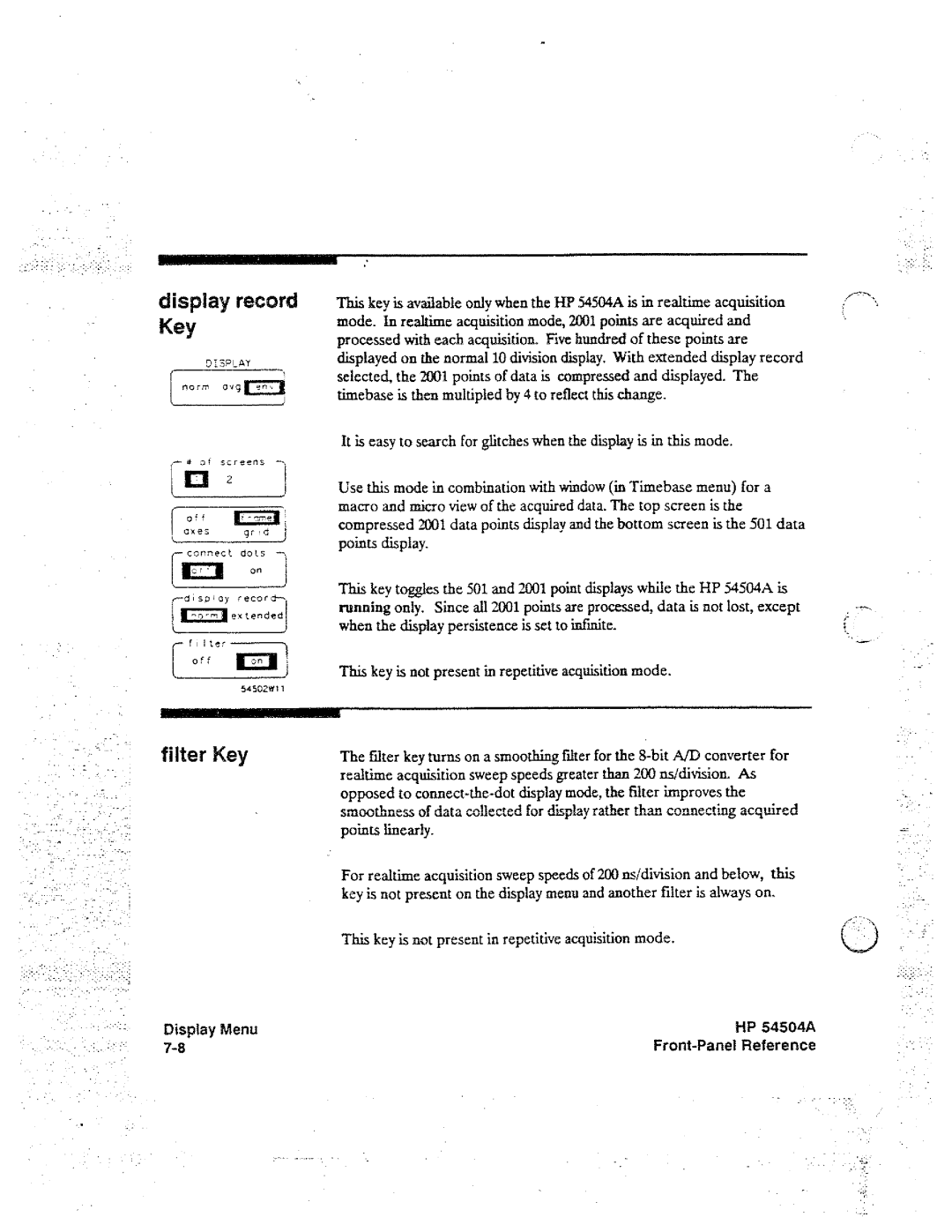 HP Graphics 54504A manual 