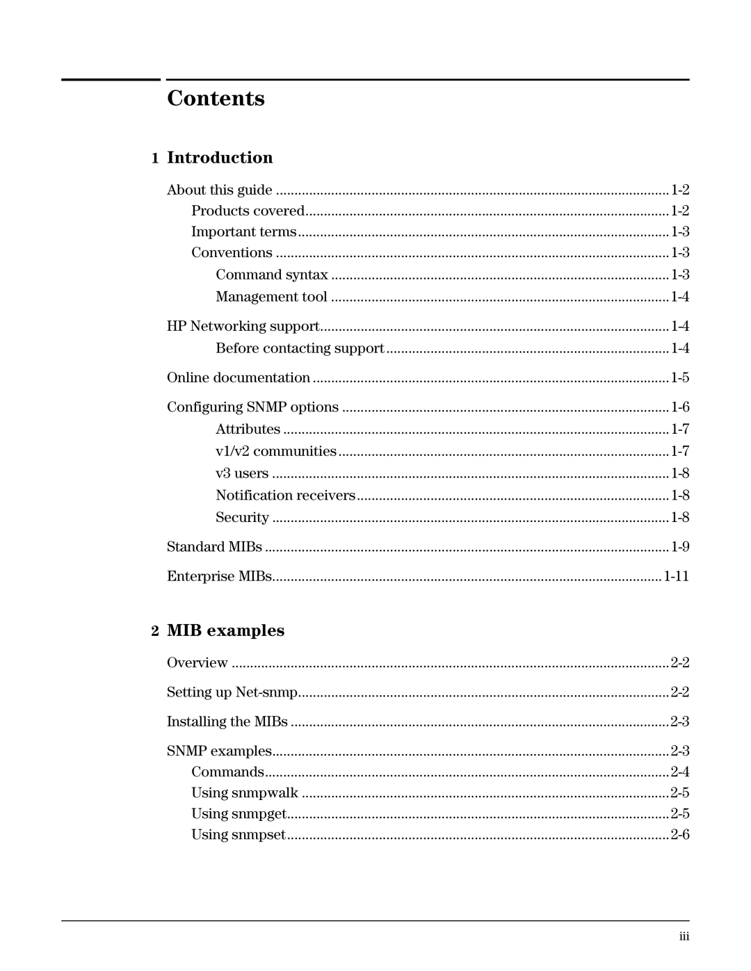 HP Guest Management Software manual Contents 