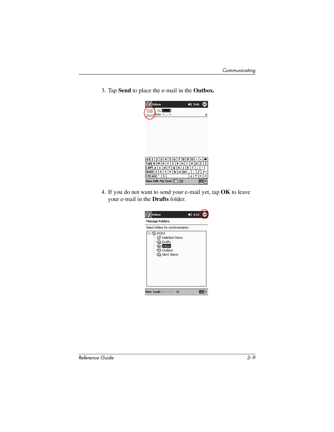 HP H1910e manual Communicating 