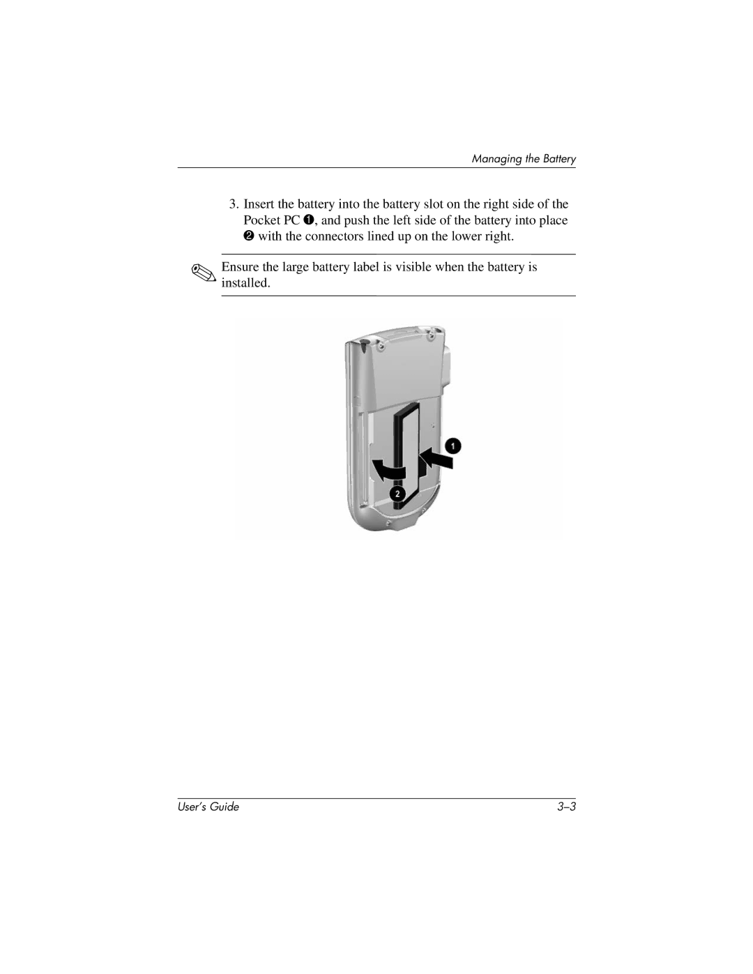 HP h1935, h1945, h1940, h1937 manual Managing the Battery 