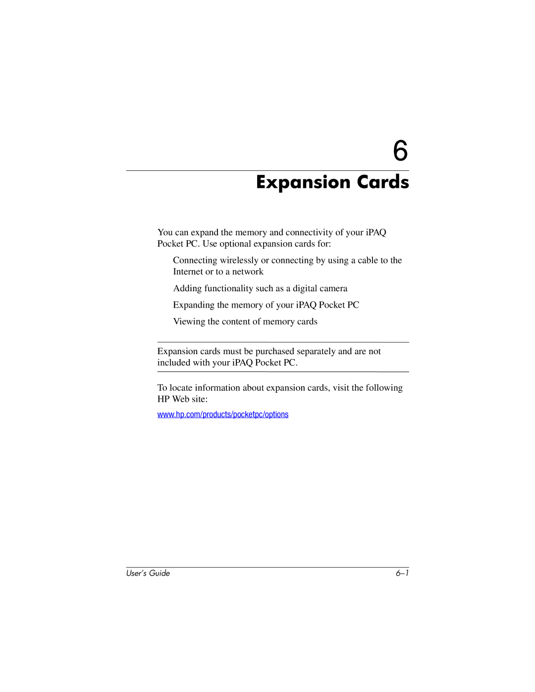 HP h1935, h1945, h1940, h1937 manual Expansion Cards 