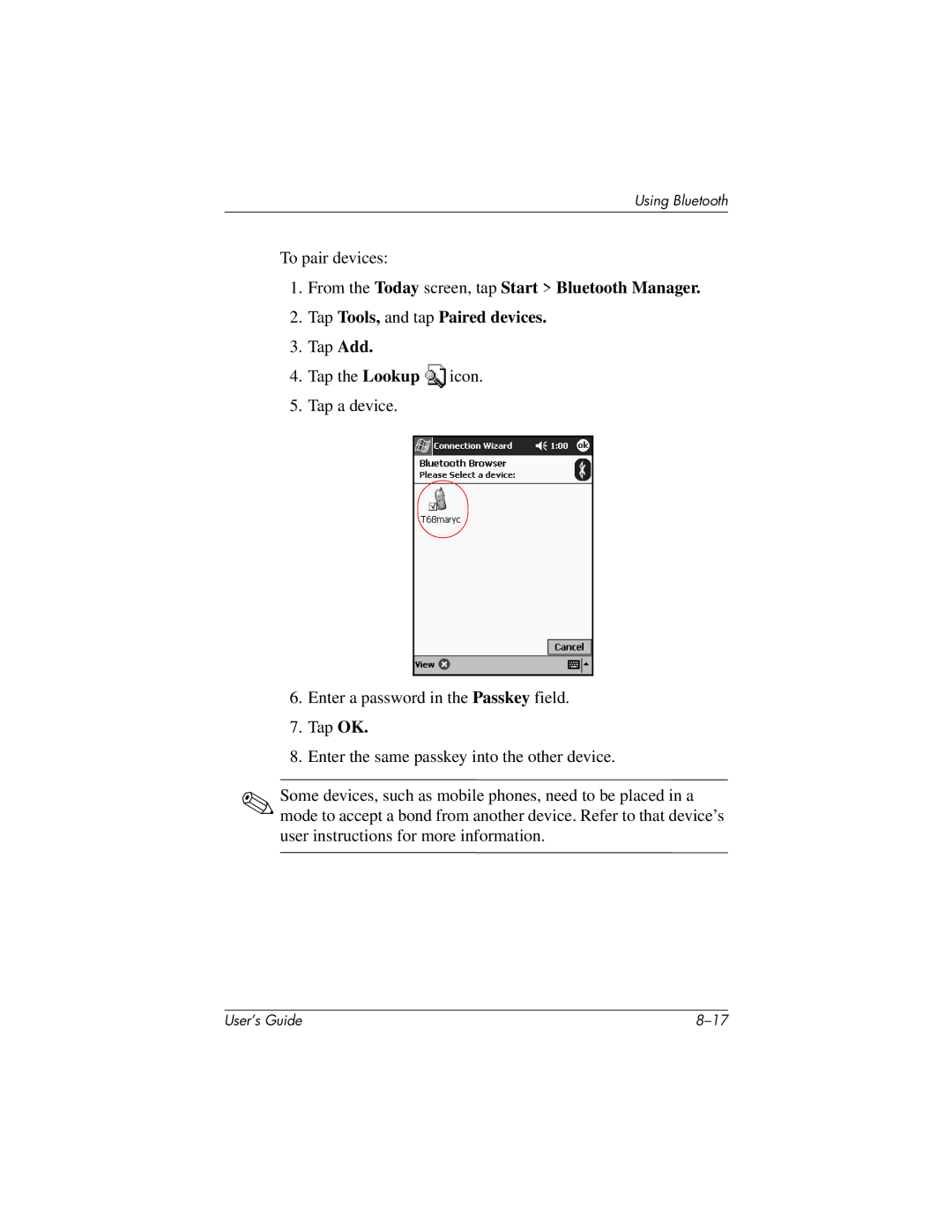 HP h1935, h1945, h1940, h1937 manual To pair devices 