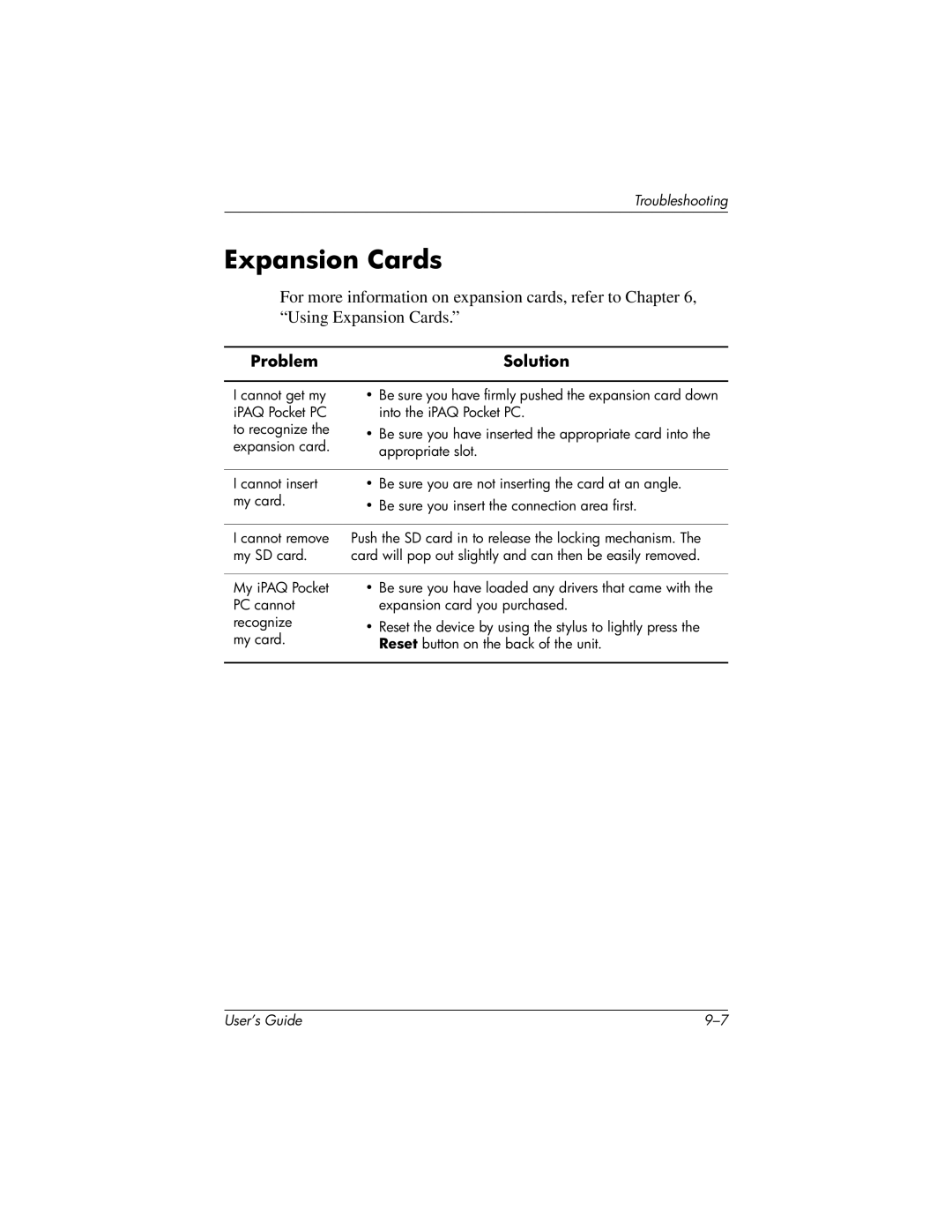 HP H2200 manual Expansion Cards 