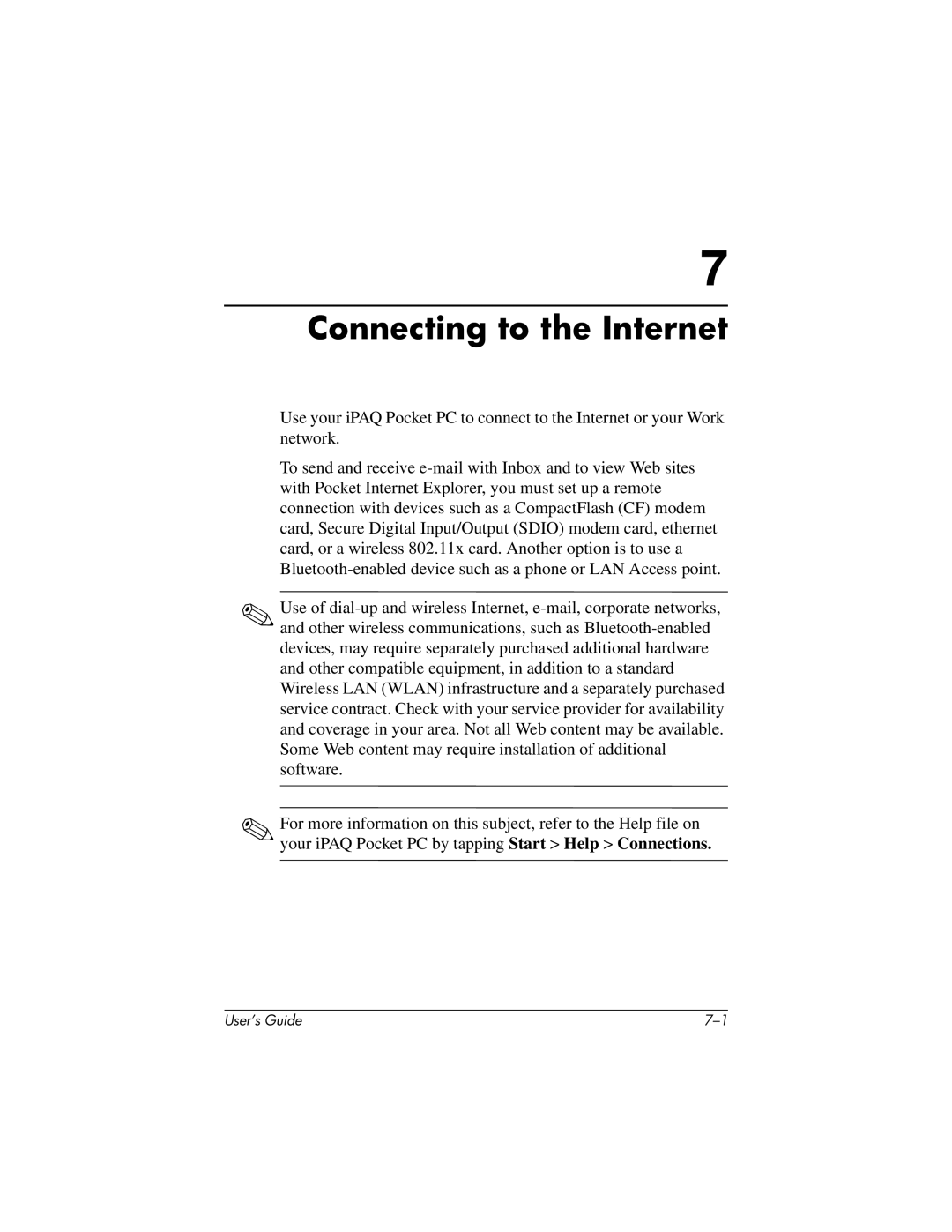 HP H2200 manual Connecting to the Internet 