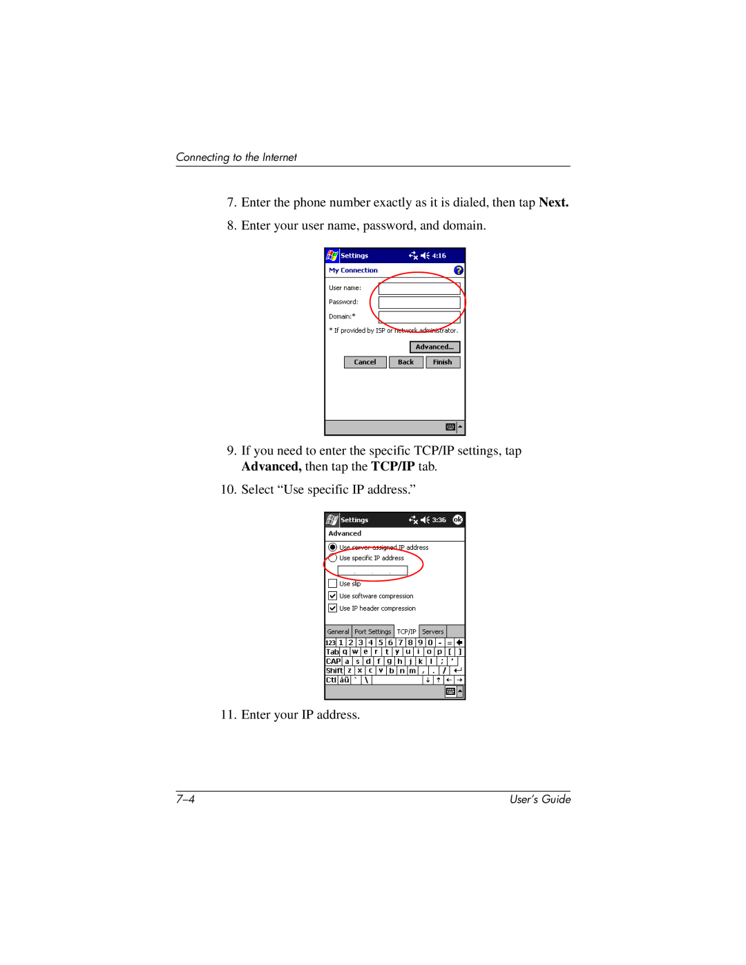 HP H2200 manual Connecting to the Internet 