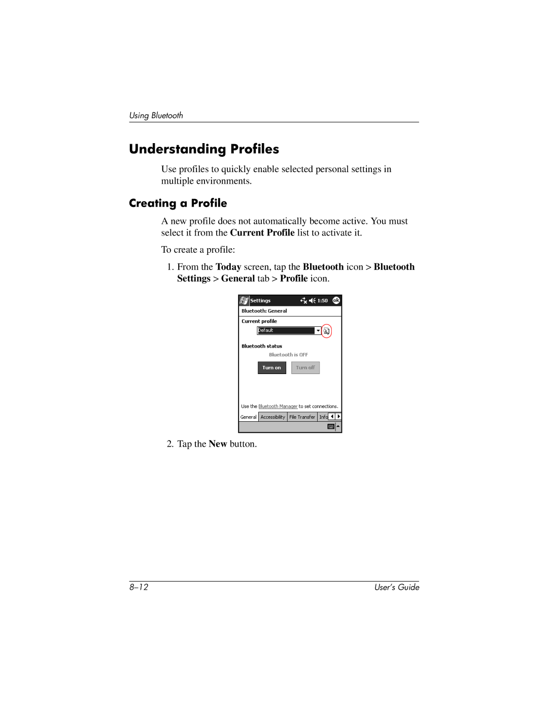 HP H2200 manual Understanding Profiles, Creating a Profile 