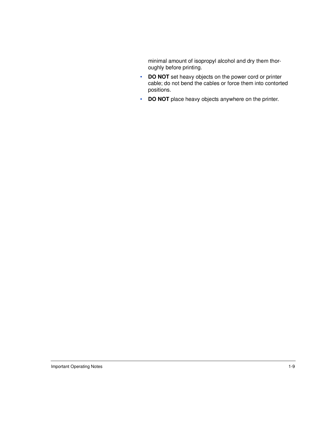 HP H45000, H35000 manual Important Operating Notes 