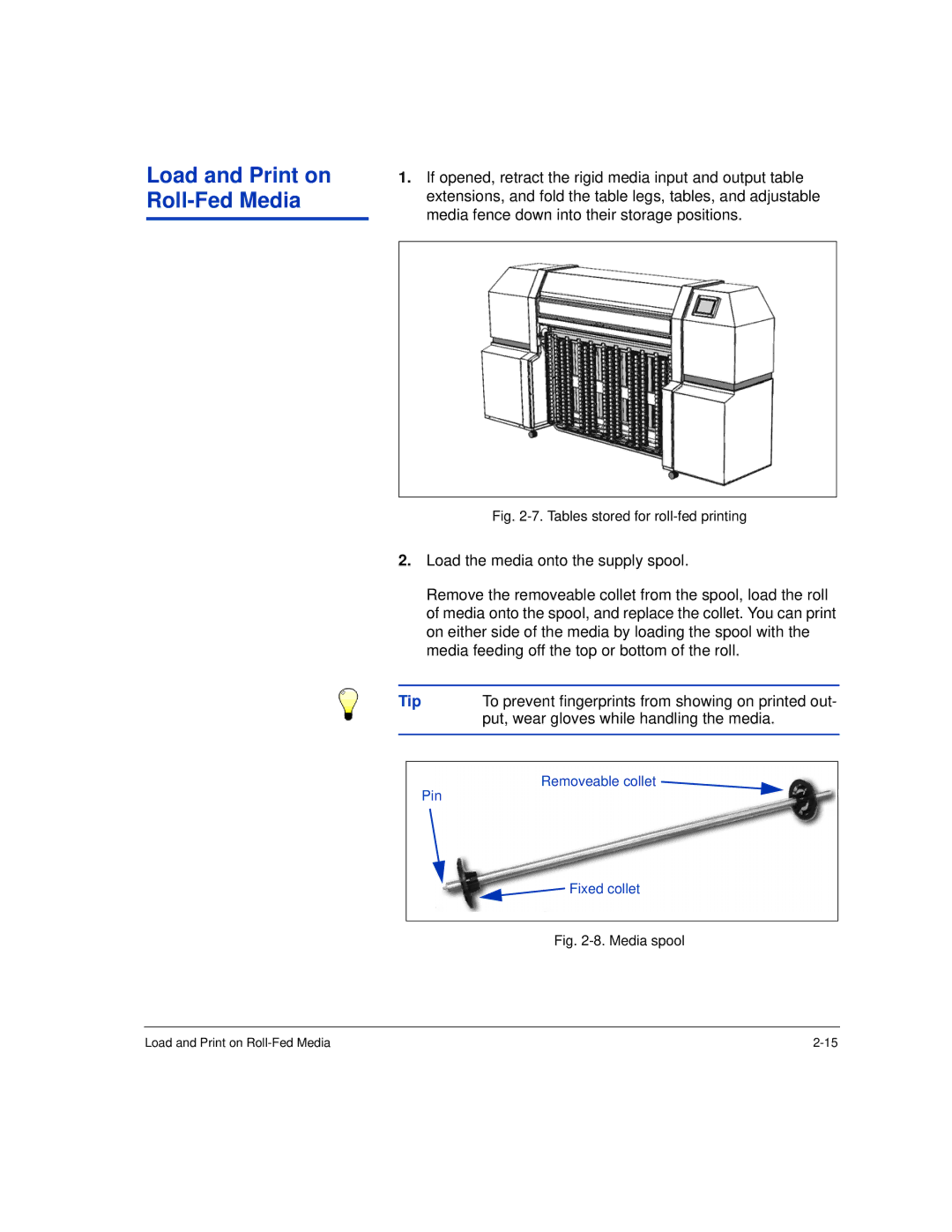 HP H45000, H35000 manual Load and Print on Roll-Fed Media 