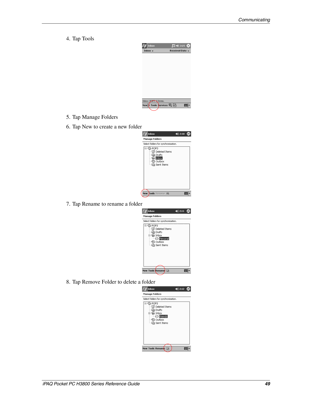 HP H3800 e manual Communicating 