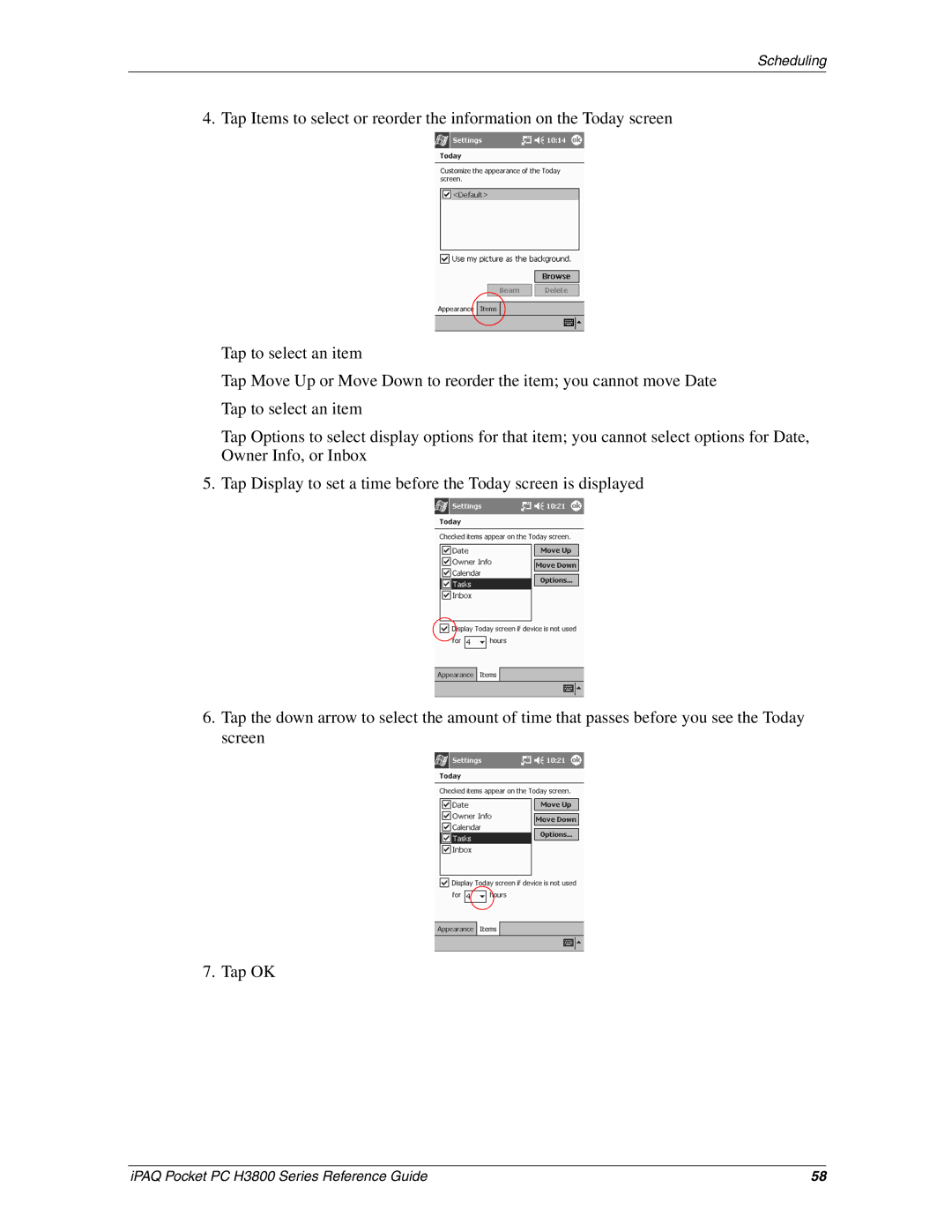 HP H3800 e manual Scheduling 